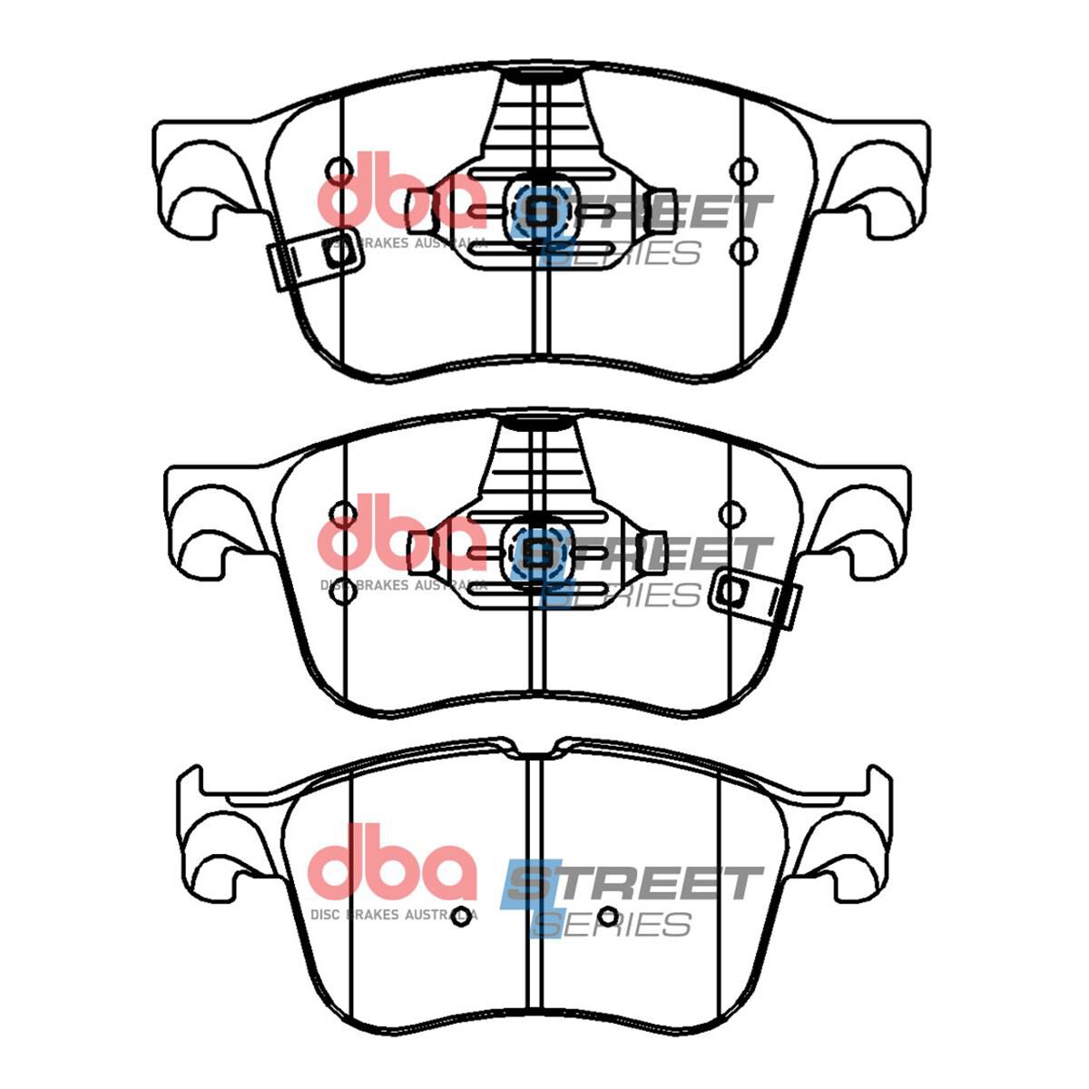 DBA SS STREET SERIES BRAKE PADS [ FORD FOCUS 1.5L 2018 ON F ], , scaau_hi-res