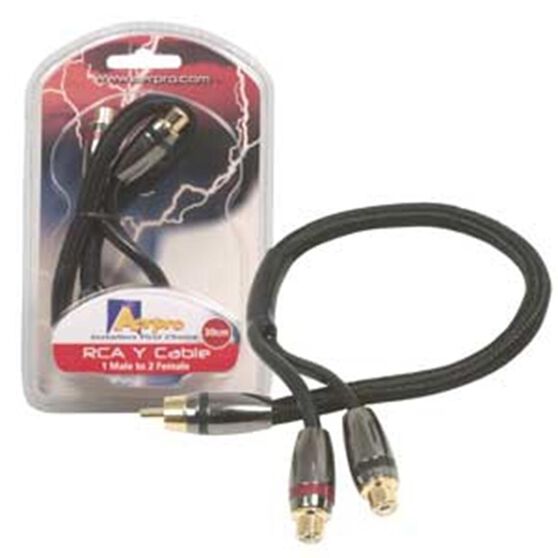 1M/2F 30CM RCA Y CABLE COTON COVERED WITH METAL PLUGS, , scaau_hi-res