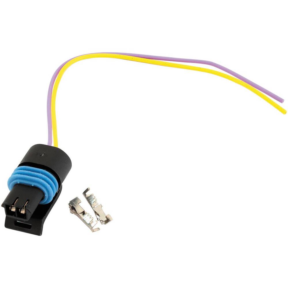 Aeroflow GM Black Multi Purpose 2 Pin Pigtail Plug Pins AC Delco AF49