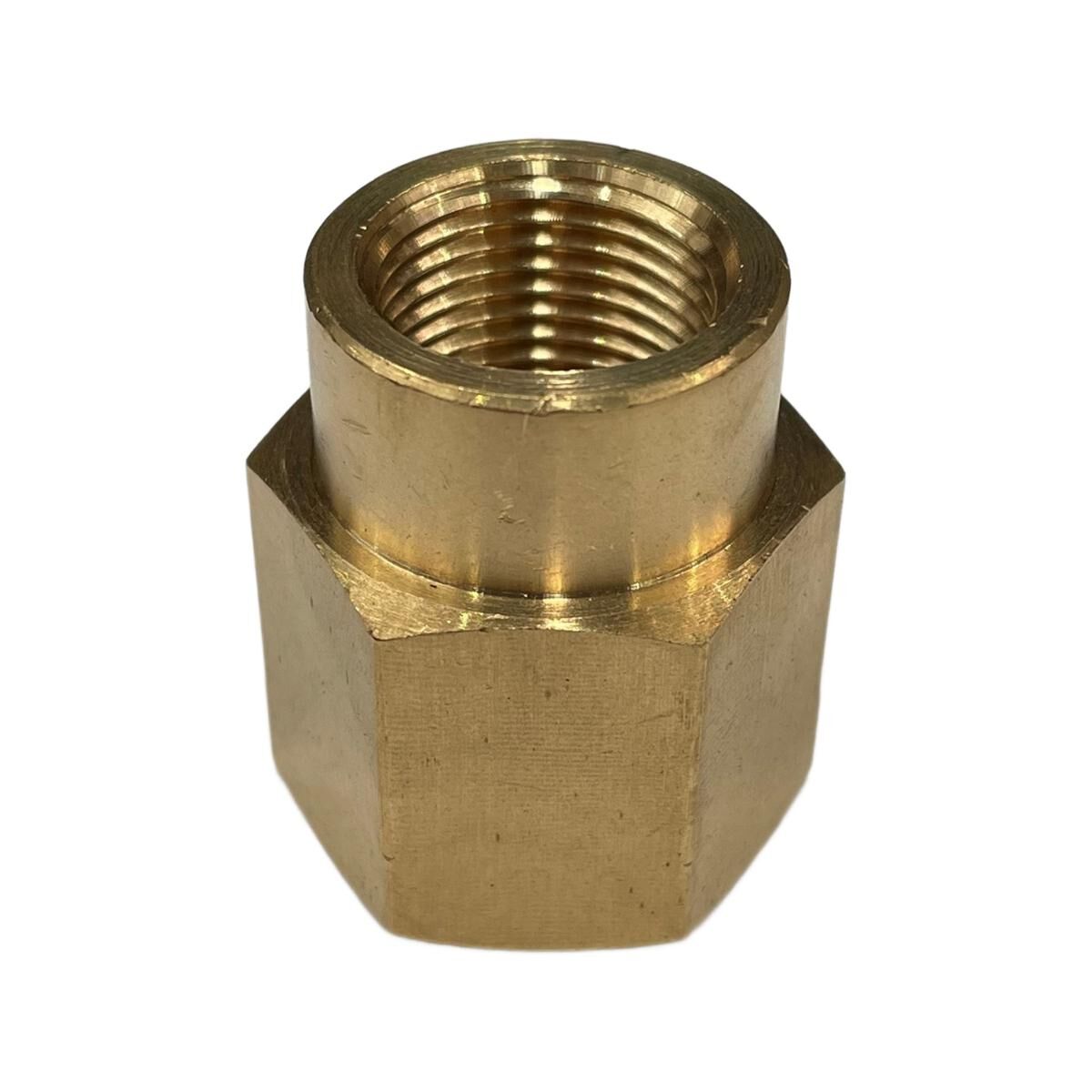 Brass Hex Reducing Socket 1/2 x 3/8, , scaau_hi-res