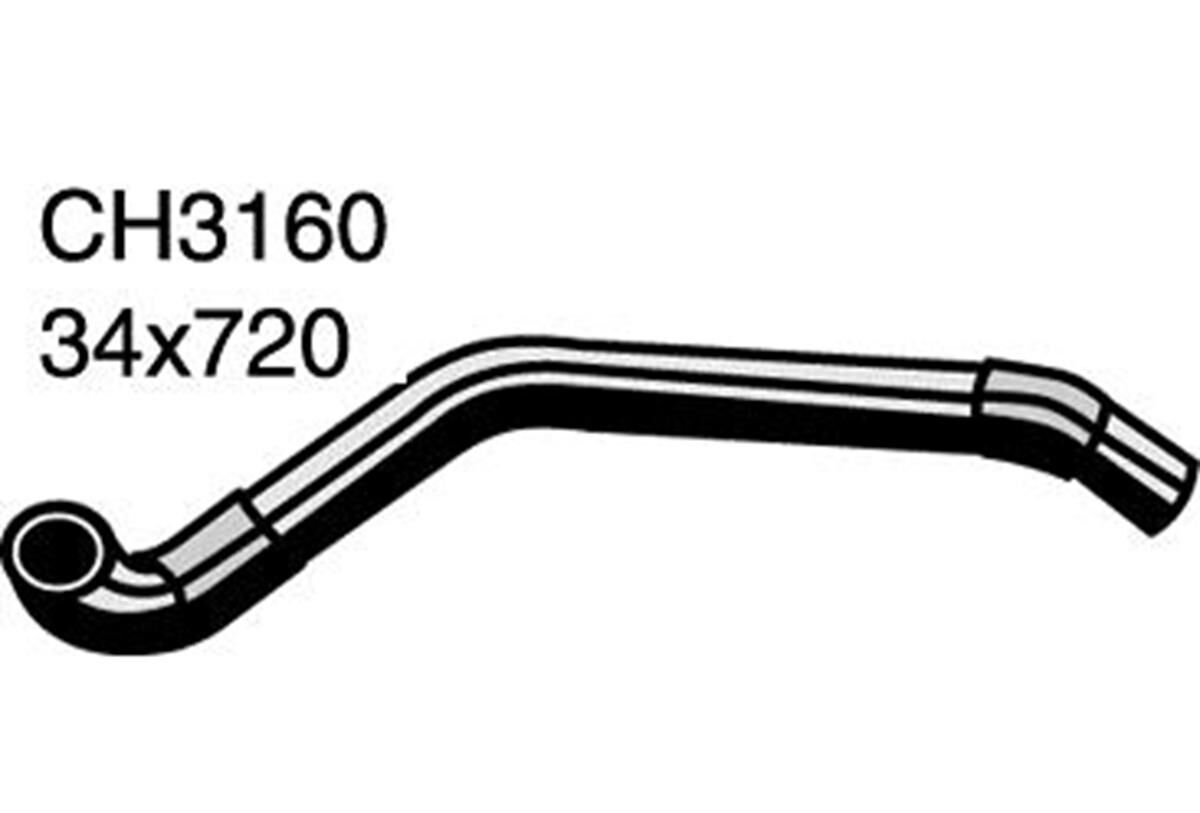 Radiator Lower Hose  - NISSAN 180SX S13 - 1.8L I4 Turbo PETROL - Manual & Auto, , scaau_hi-res