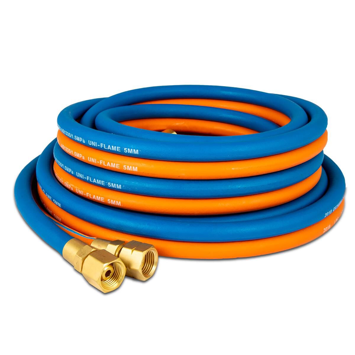 UNI-FLAME OXY/ LPG TWIN GAS HOSE SET 15M, , scaau_hi-res