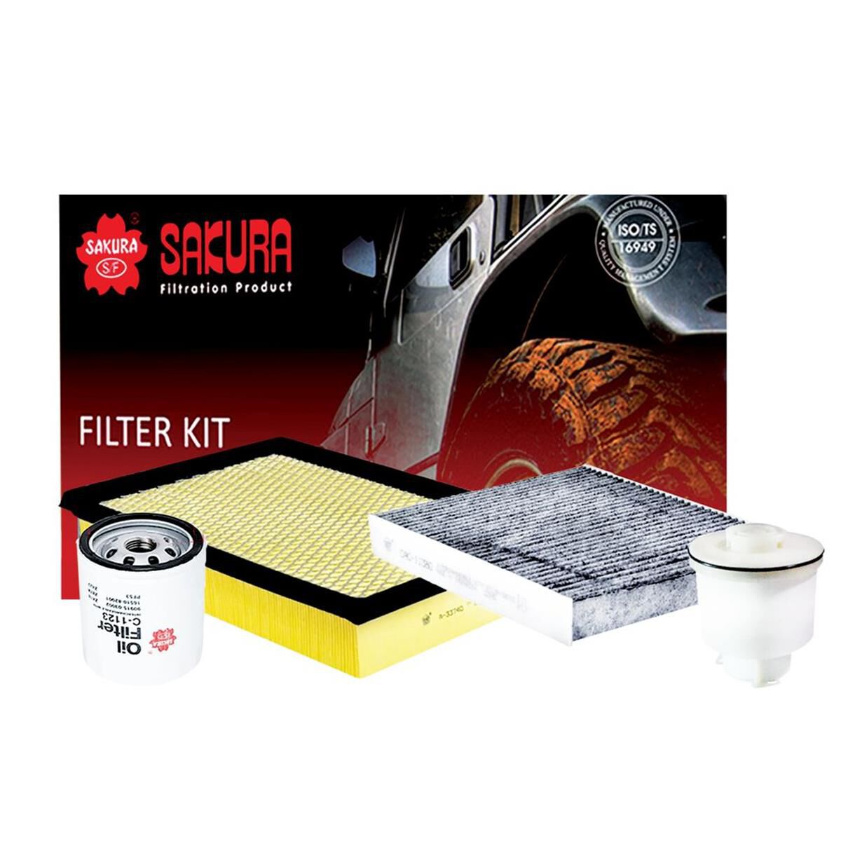 FILTER KIT OIL AIR FUEL CABIN, , scaau_hi-res