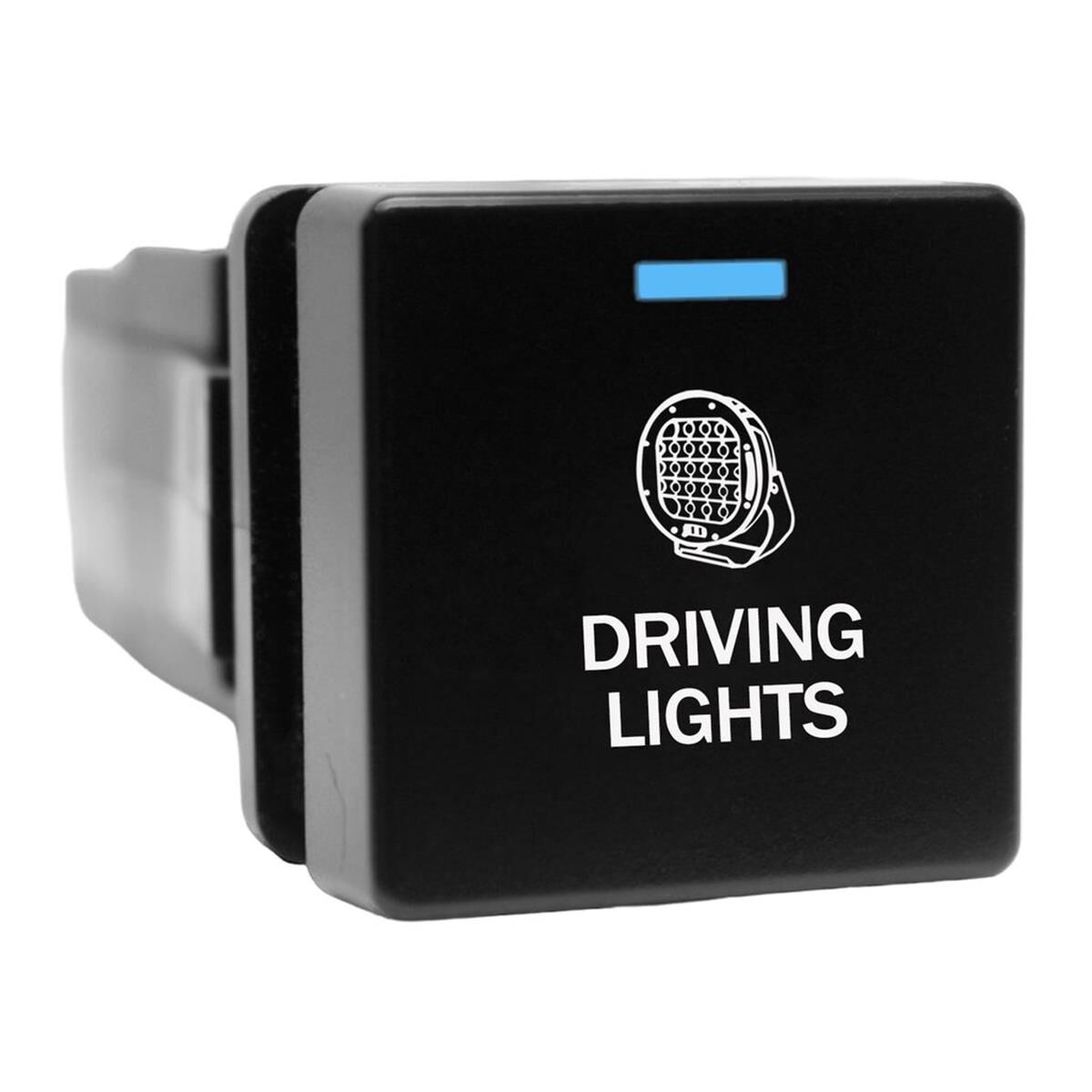 SWITCH PUSH BUTTON ON/OFF 12V DRIVING LIGHTS T/S ISUZU D-MAX MUX, BT-50 2020 On, , scaau_hi-res