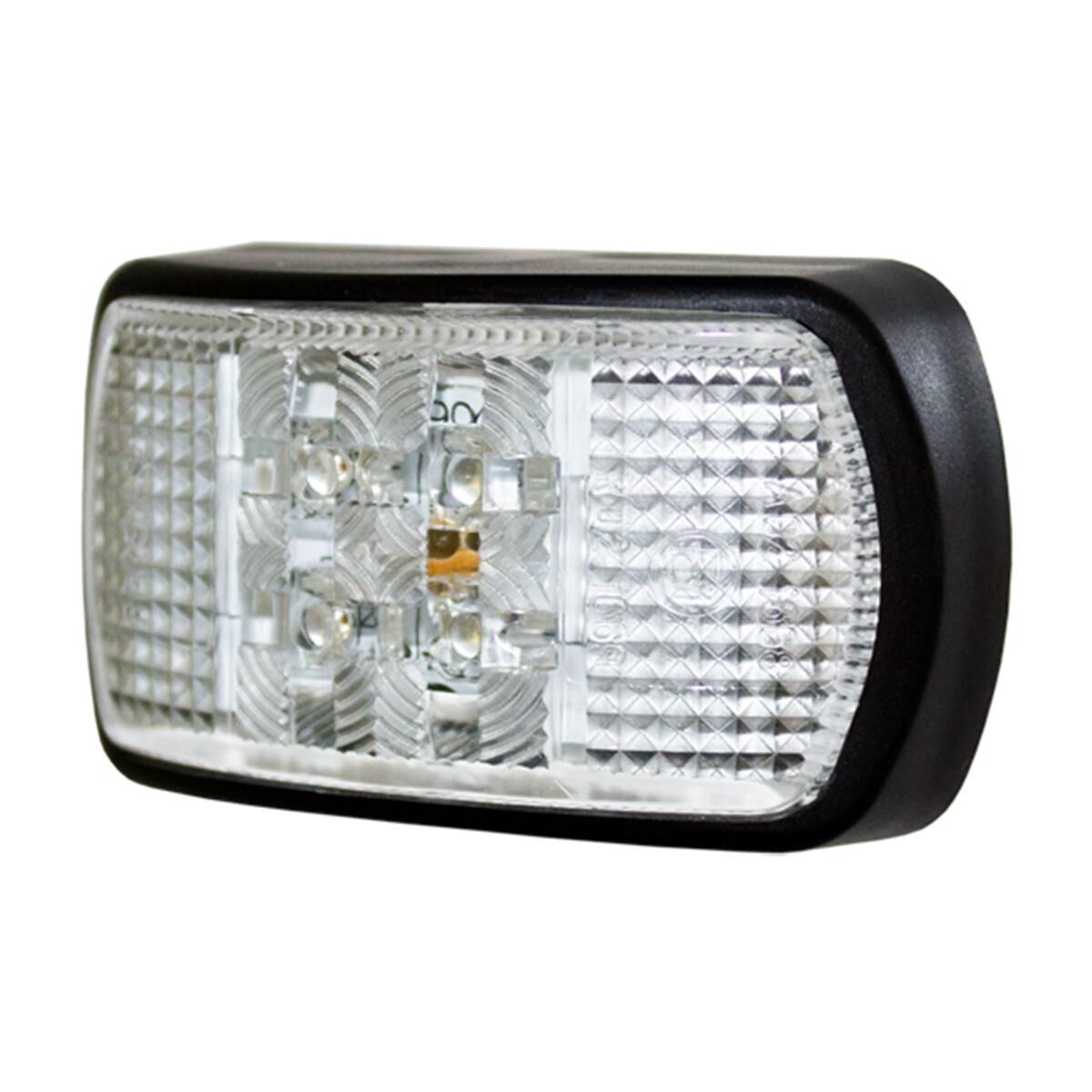 CLEAR LENS FRONT CLEARANCE LED MARKER WITH 3M CABLE, , scaau_hi-res