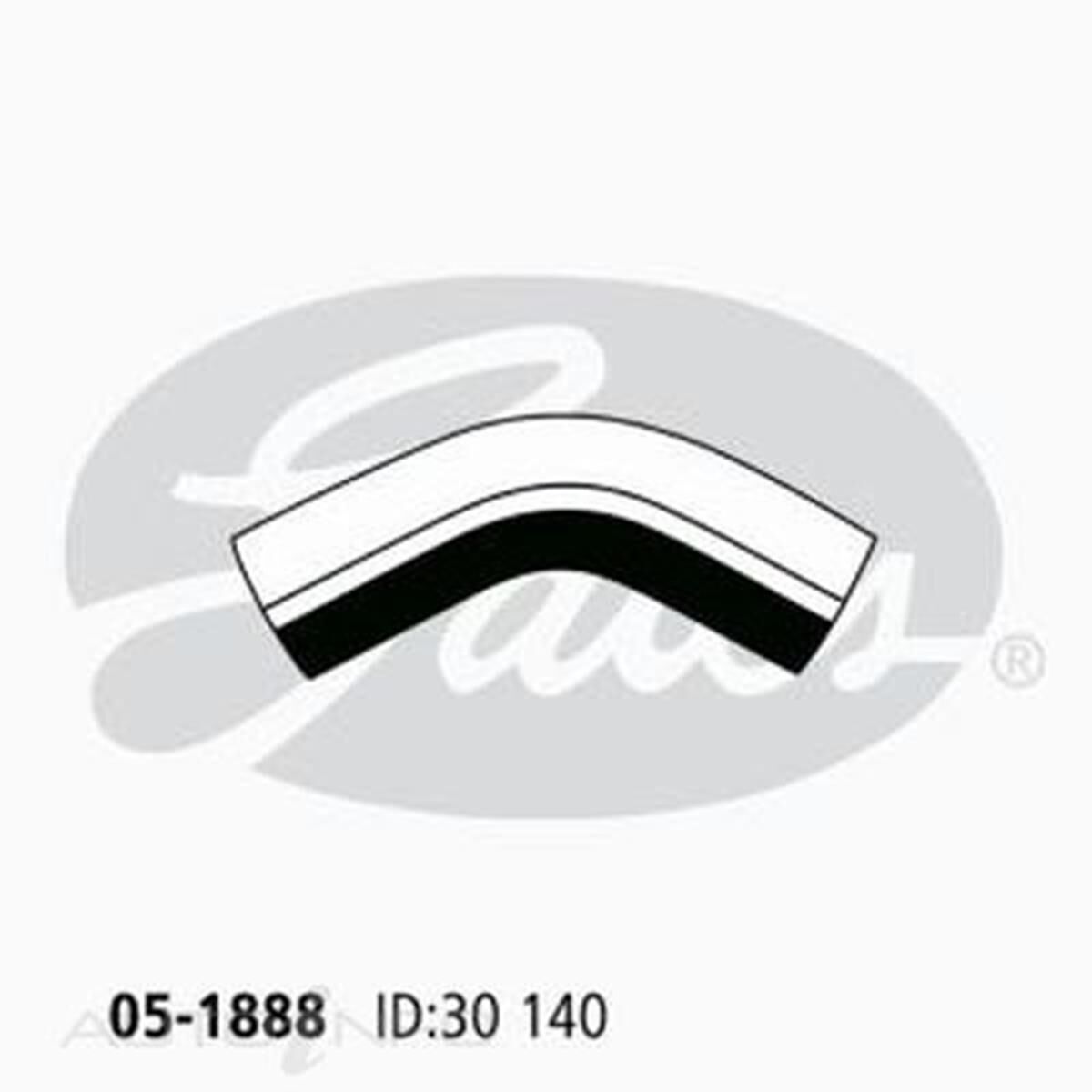05-1888 GATES RADIATOR HOSE, , scaau_hi-res