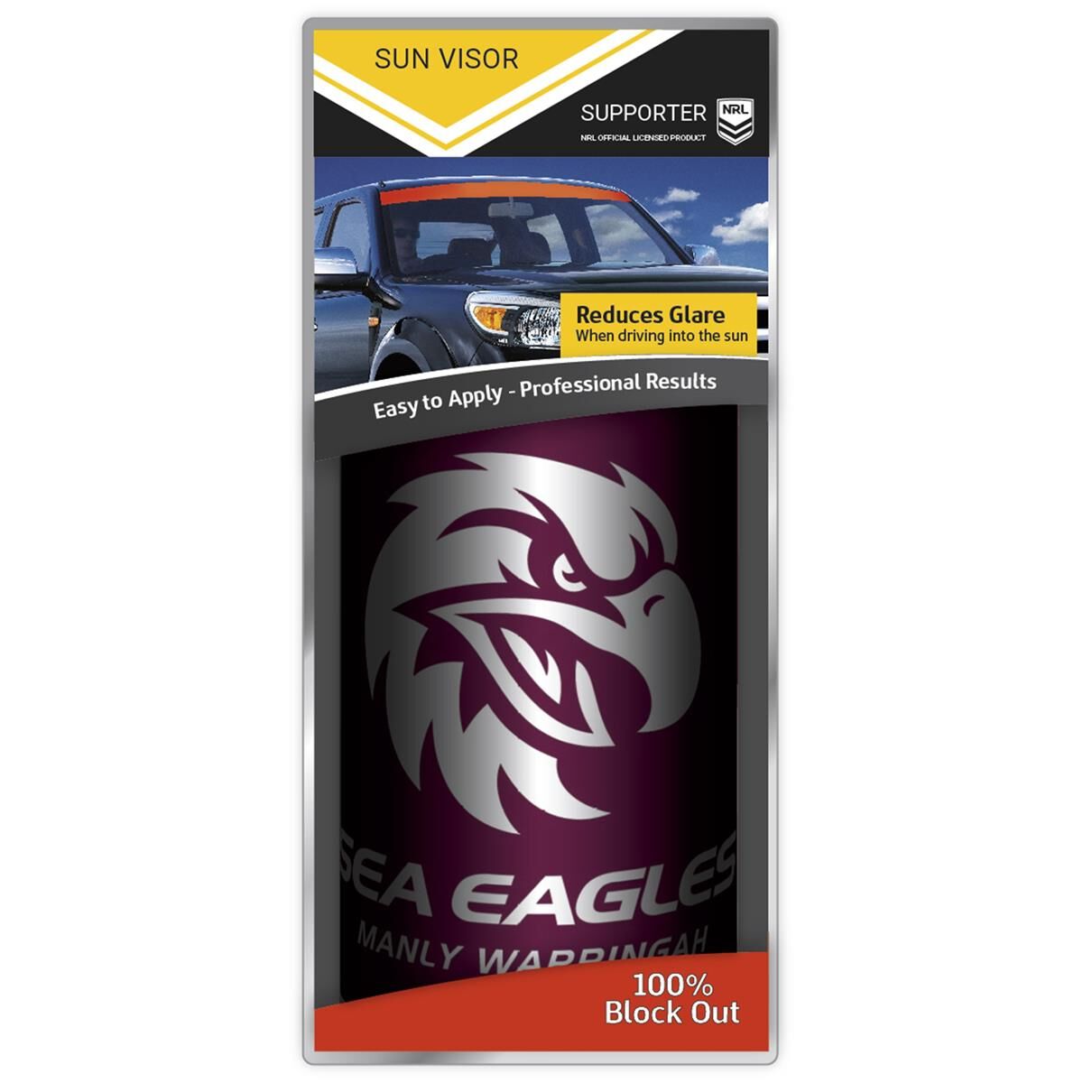 SEA EAGLES ITAG SUN VISOR RADIANT DESIGN, , scaau_hi-res