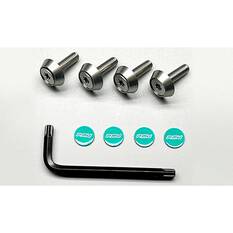 LICENCE PLATE LOCK BOLT SET OF 4, , scaau_hi-res
