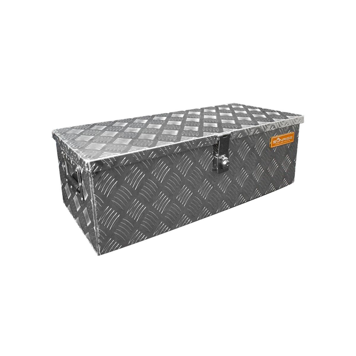 Sunrise Aluminium Tool Box Standard Rectangular 760 x 335 x 245mm, , scaau_hi-res