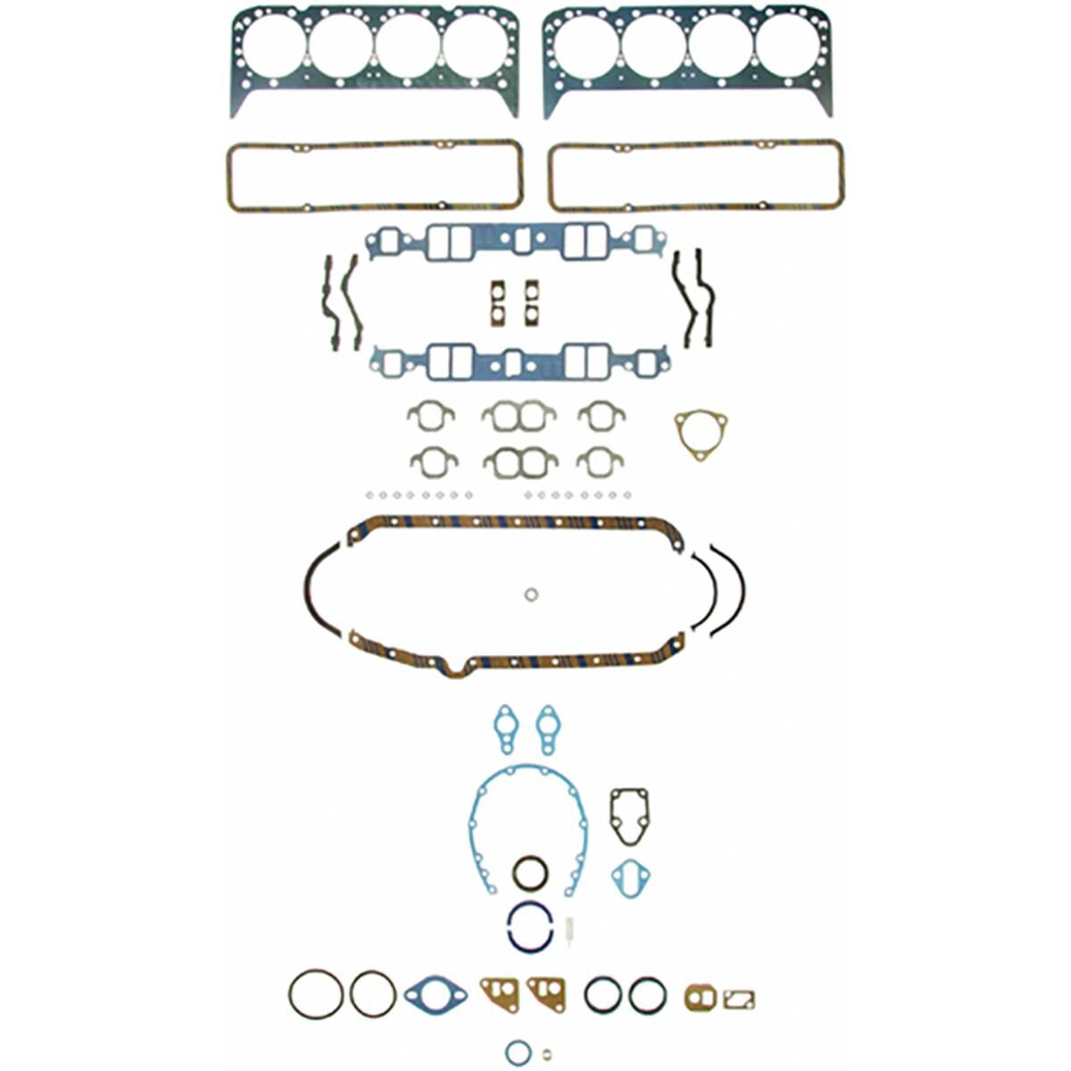 SB CHEV 400 FULL GASKET SET **WHEN NIL USE FEAFS8364PT-3**, , scaau_hi-res