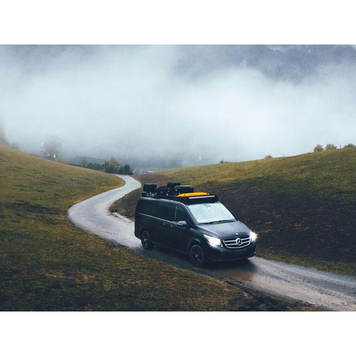 FRONT RUNNER MERCEDES-BENZ V-CLASS L1 (2014-CURRENT) SLIMLINE II ROOF RACK KIT, , scaau_hi-res