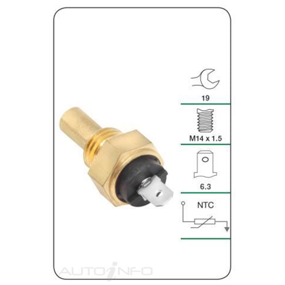TRIDON WATER TEMPERATURE SENDER (GAUGE), , scaau_hi-res