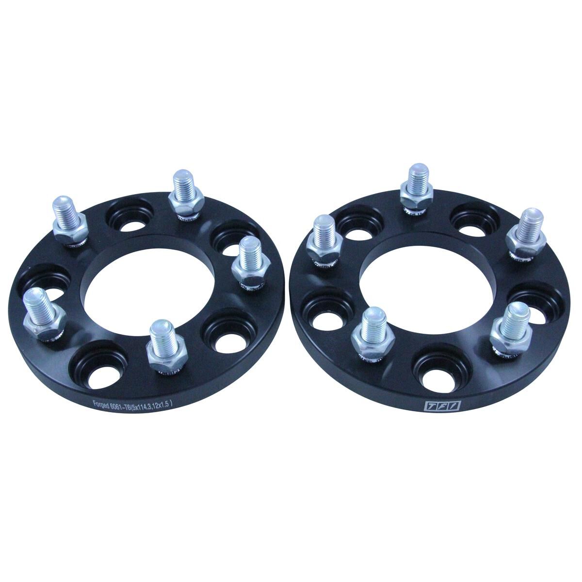 Wheel Spacer Kit 15mm Thick Size 5x114.3 12x1.5 Stud, , scaau_hi-res