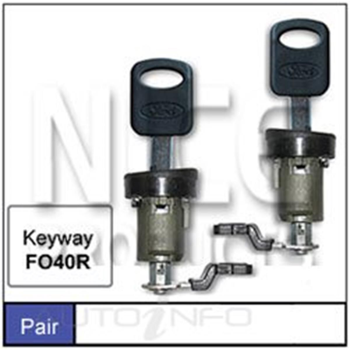 Nice Door Lock Barrel - Pair, NDL66K | Supercheap Auto
