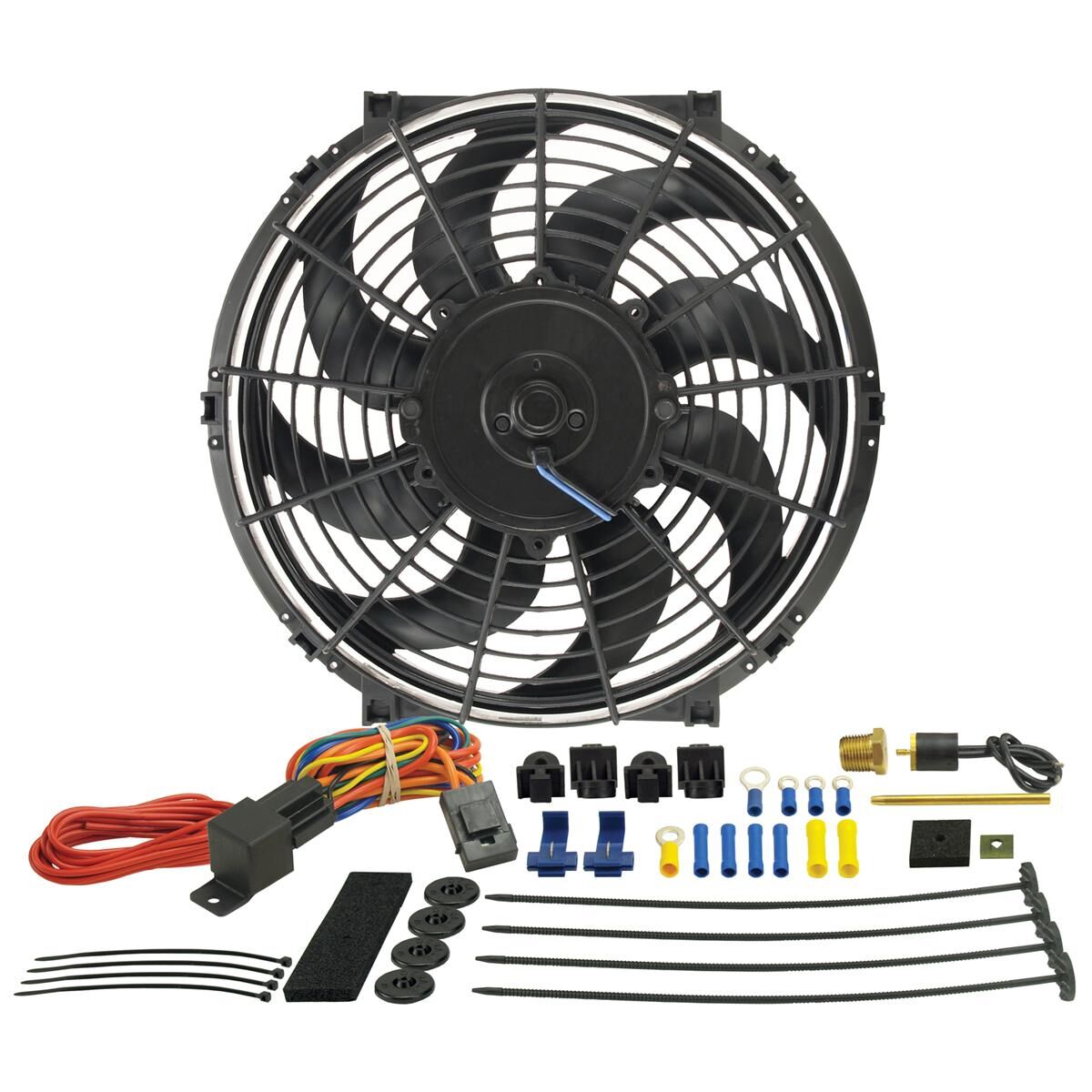 Tornado Elect. Fan/Thrmostat Kit 12 Inch, , scaau_hi-res