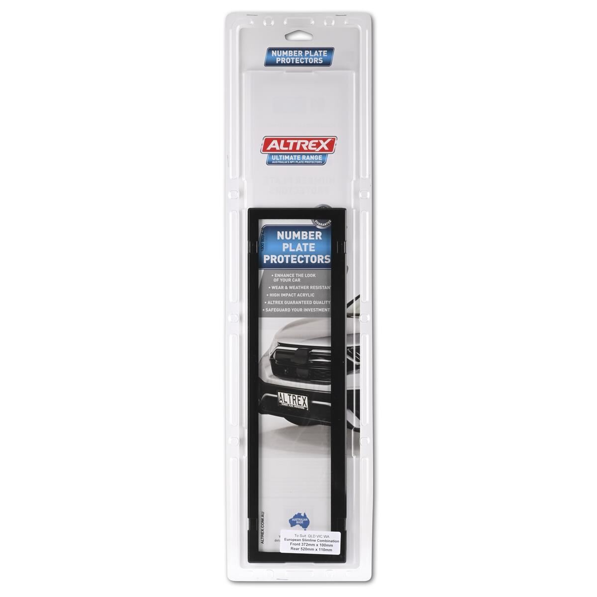 QLD AND VIC EUROPEAN SLIMLINE COMBINATION BLACK WITHOUT LINES, , scaau_hi-res