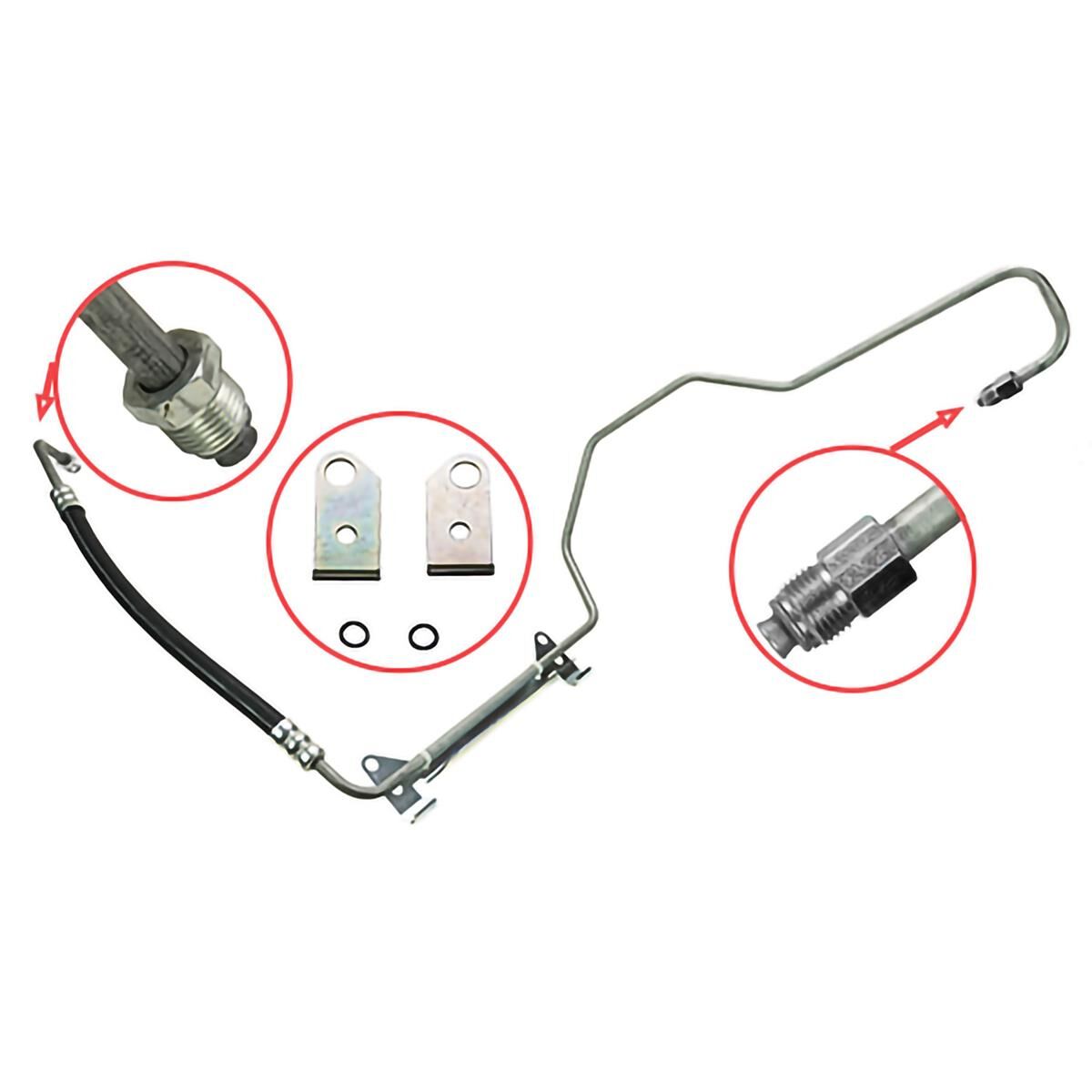 Power Steering Hose - Pressure - Adventra/Cross 8 VZ (V8), , scaau_hi-res