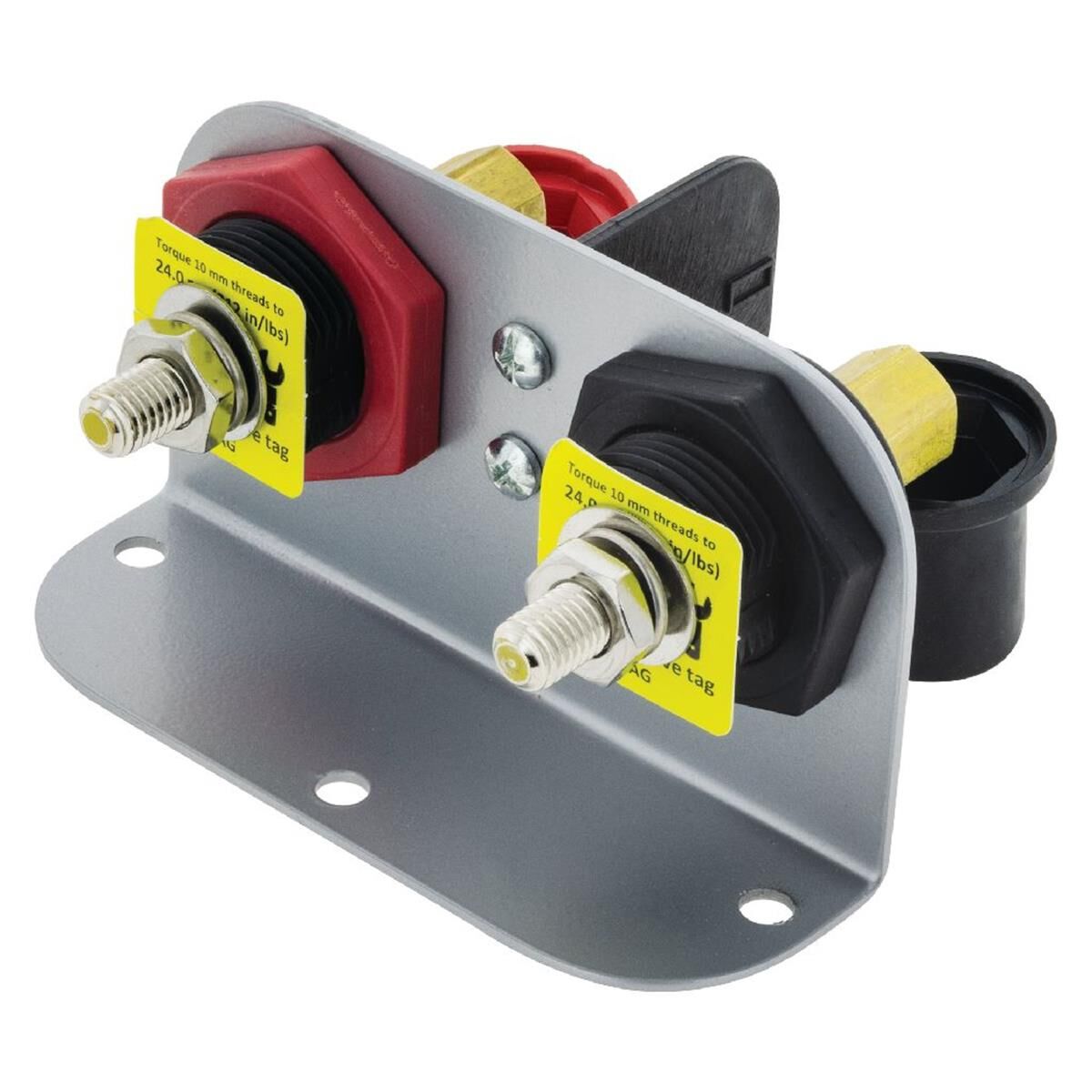 BRACKET MOUNT KIT COPPER CORE JUMPER BUSHING RED & BLACK M10 - BATTERY PRODUCTS & ACC., , scaau_hi-res