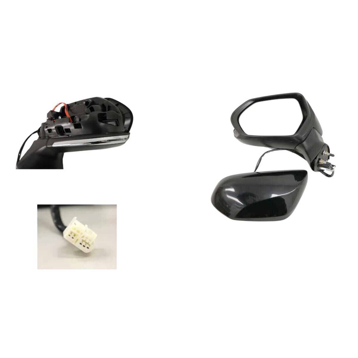 TOYOTA CAMRY ASV70 / GSV70 / AXVH71
09/2017 ~ ONWARDS
ELECTRIC DOOR MIRROR
LEFT HAND SIDE
WITH BLINKER
PLUG: 5 PINS / 7 BLOCKS, , scaau_hi-res