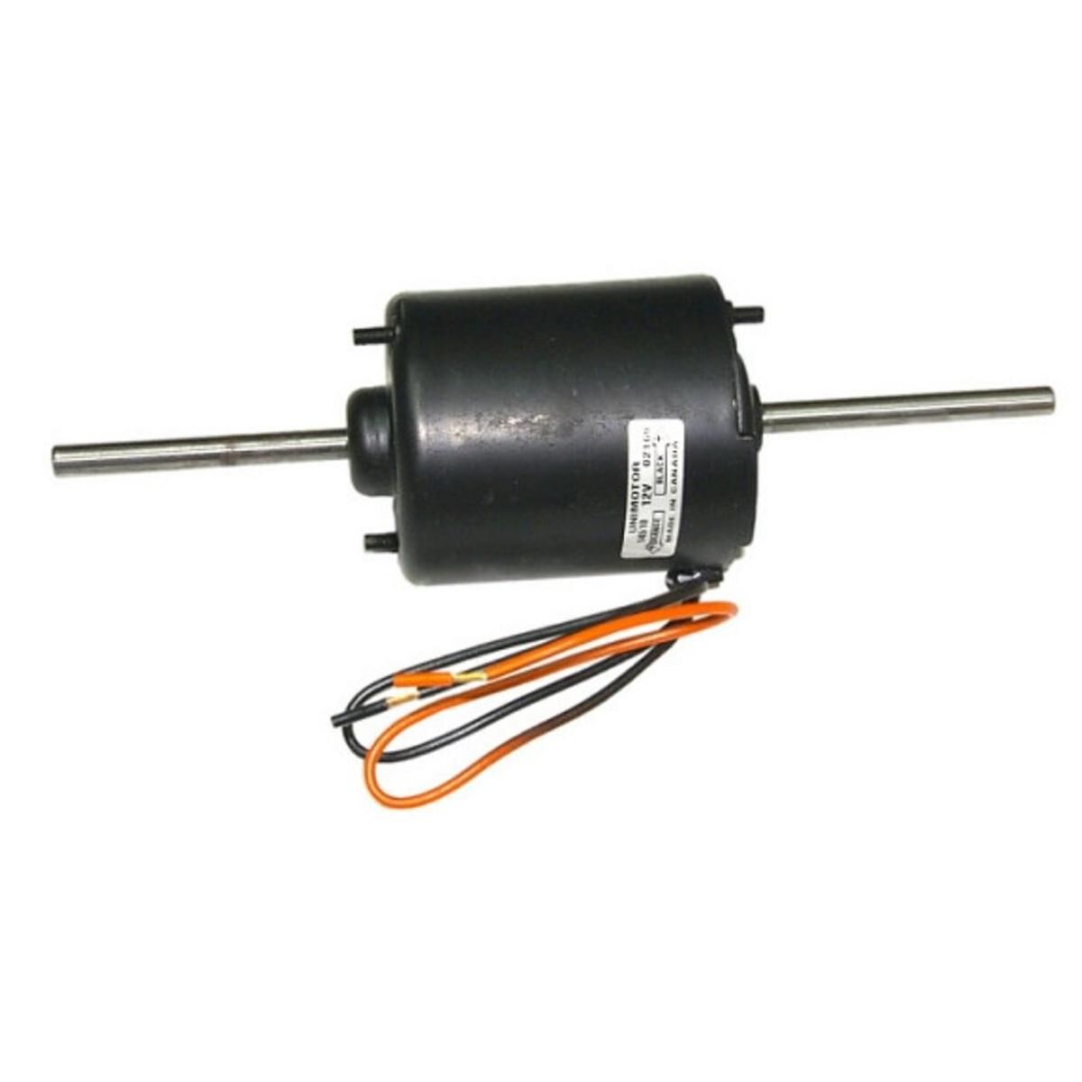 CAB FAN MOTOR, 12 VOLT, 3 SPEED, 5/16" DOUBLE SHAFT, , scaau_hi-res