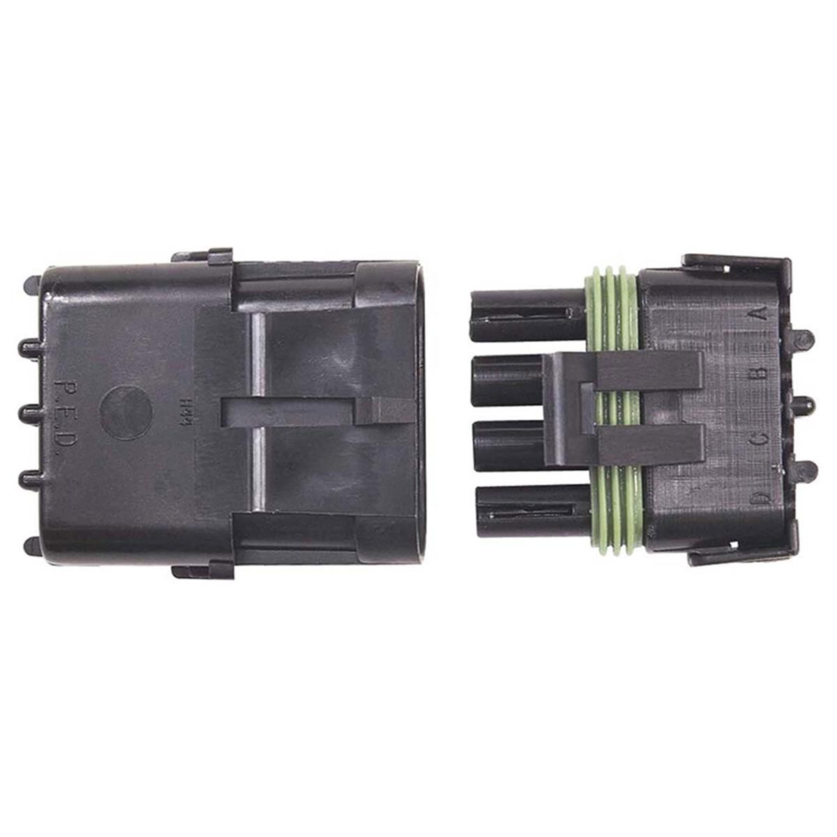 WEATHERTIGHT 4 PIN CONNECTOR MALE/FEMALE, , scaau_hi-res