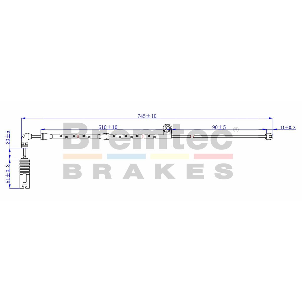 EUROLINE BRAKE WEAR SENSOR, , scaau_hi-res