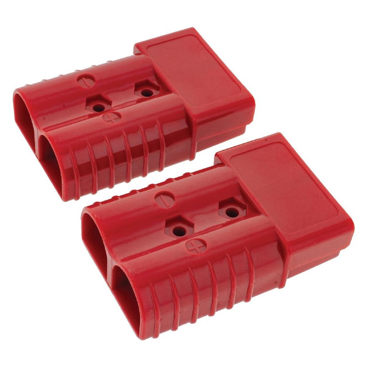 PKT 2 RED 350amp CONNECTORS W/ TERMINALS - CONNECTORS CRIMP TERMINALS, , scaau_hi-res