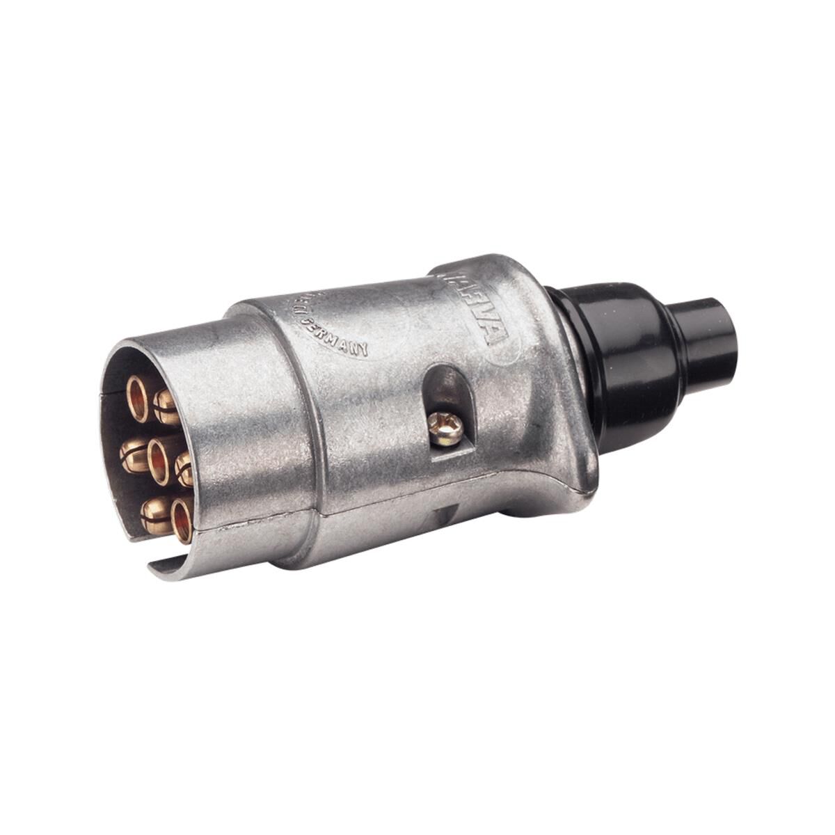 5 PIN LGE RND METAL PLUG BL, , scaau_hi-res
