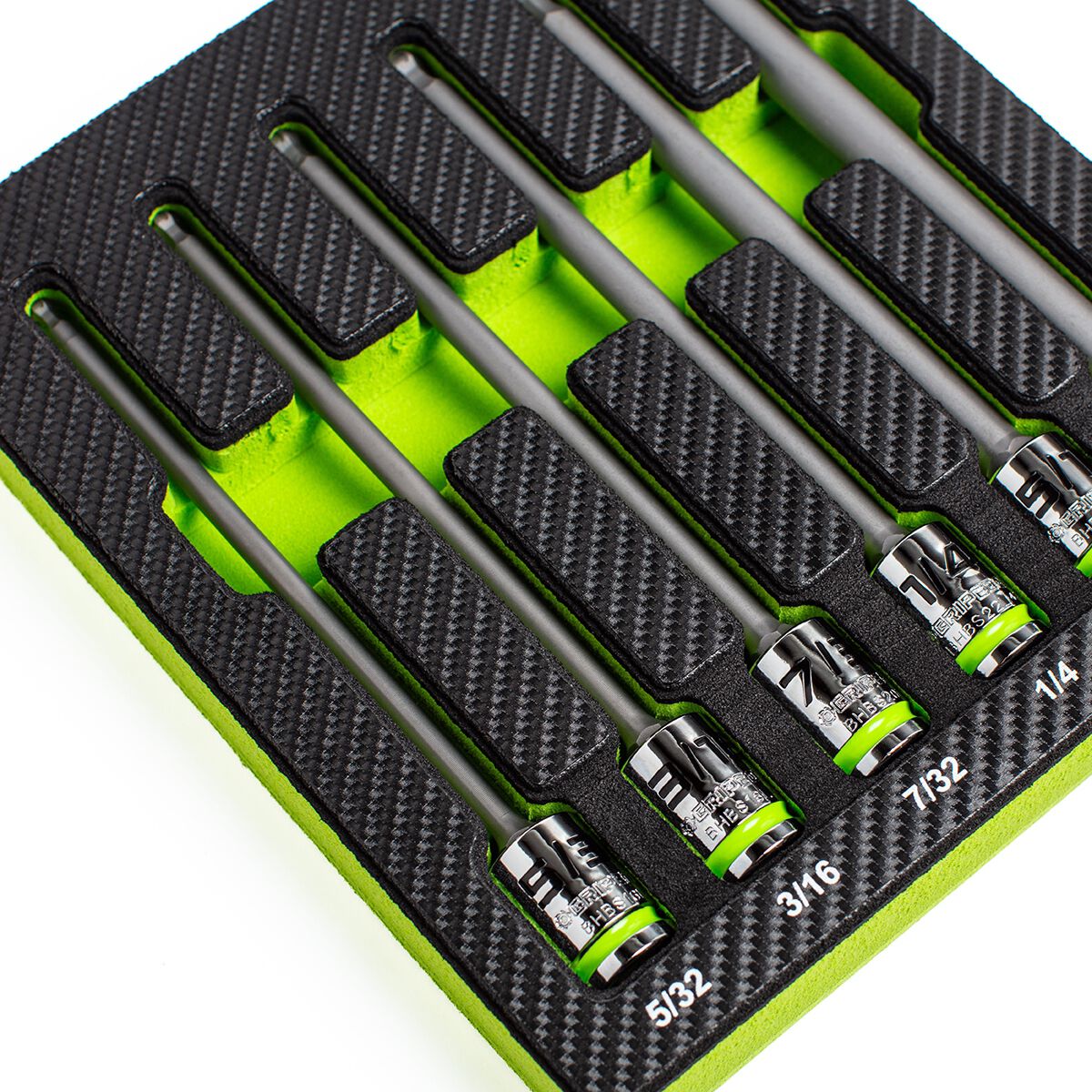 GRIPEDGE 3/8DR LONG SAE B HEX DR SET 6PC, , scaau_hi-res