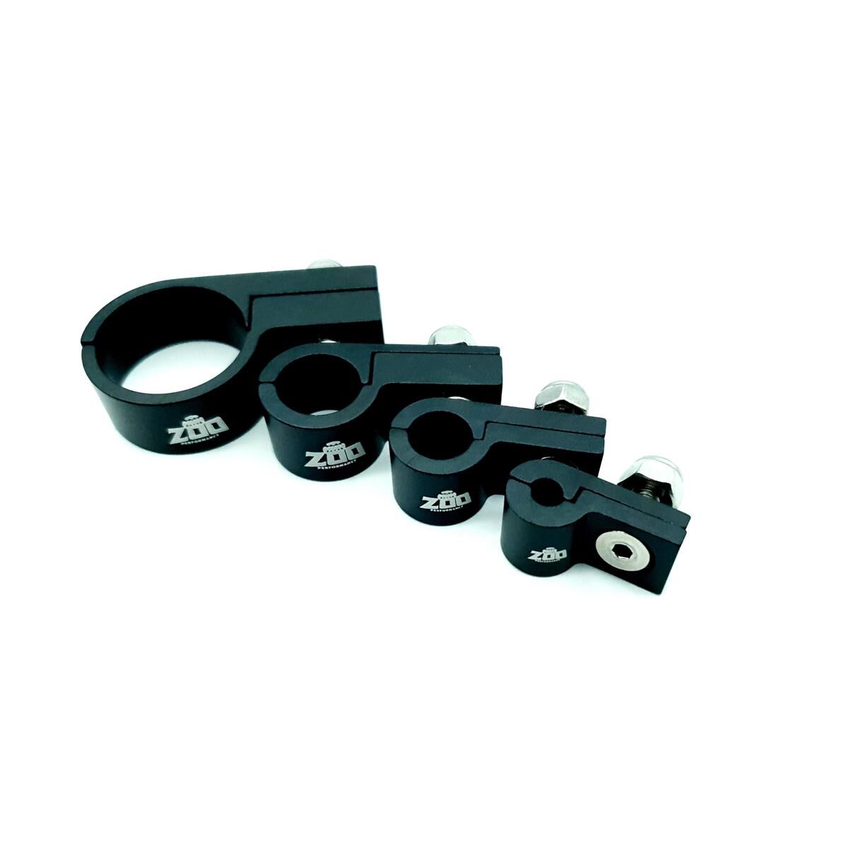 9.5MM ALUMINIUM P CLAMP - BLACK, , scaau_hi-res