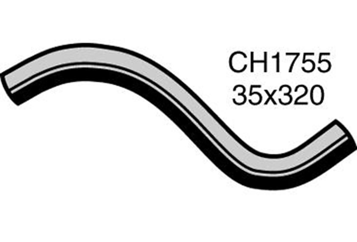 Radiator Upper Hose  - FORD CAPRI SA - 1.6L I4  PETROL - Manual & Auto, , scaau_hi-res