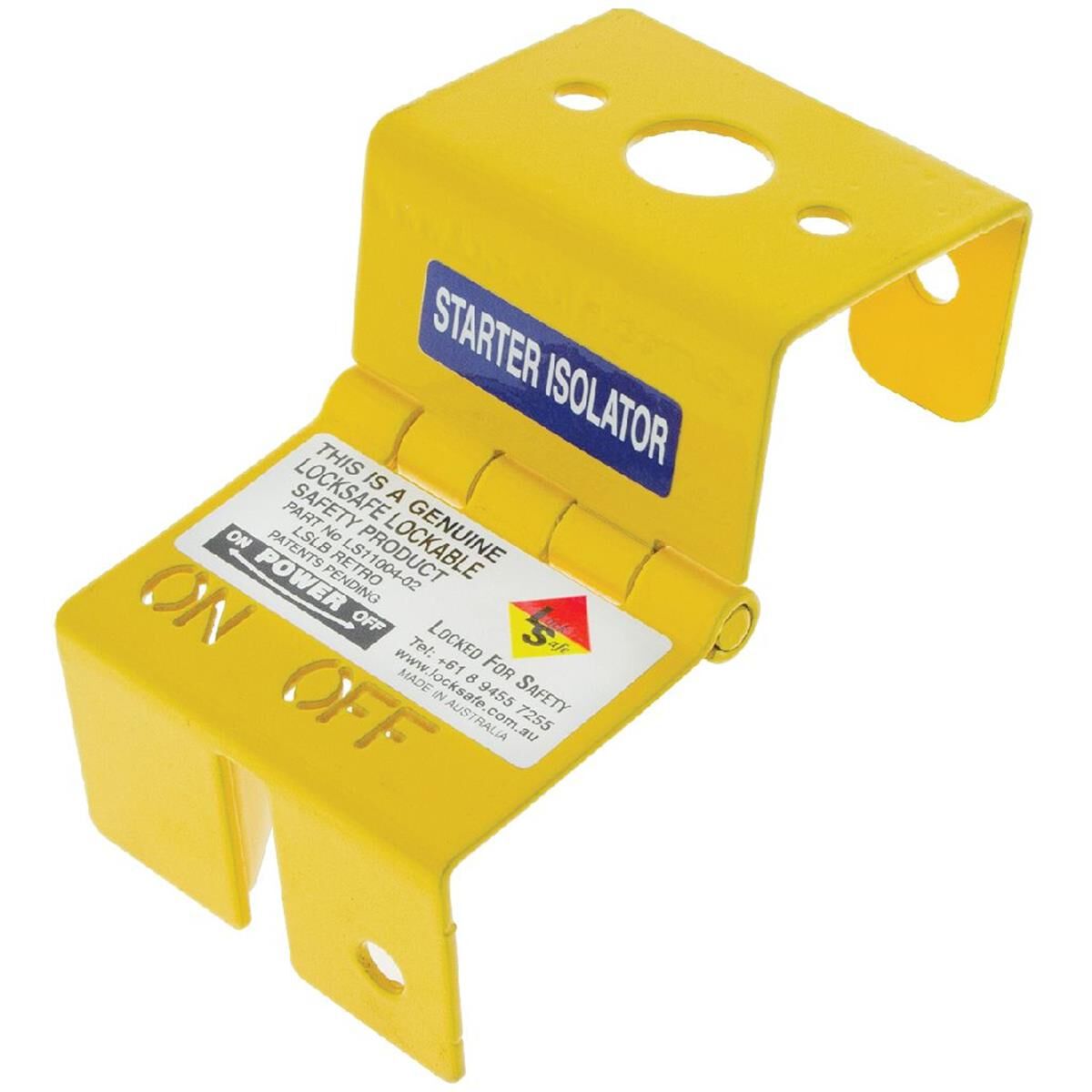 YELLOW LOCKOUT BRACKET SUITS, , scaau_hi-res