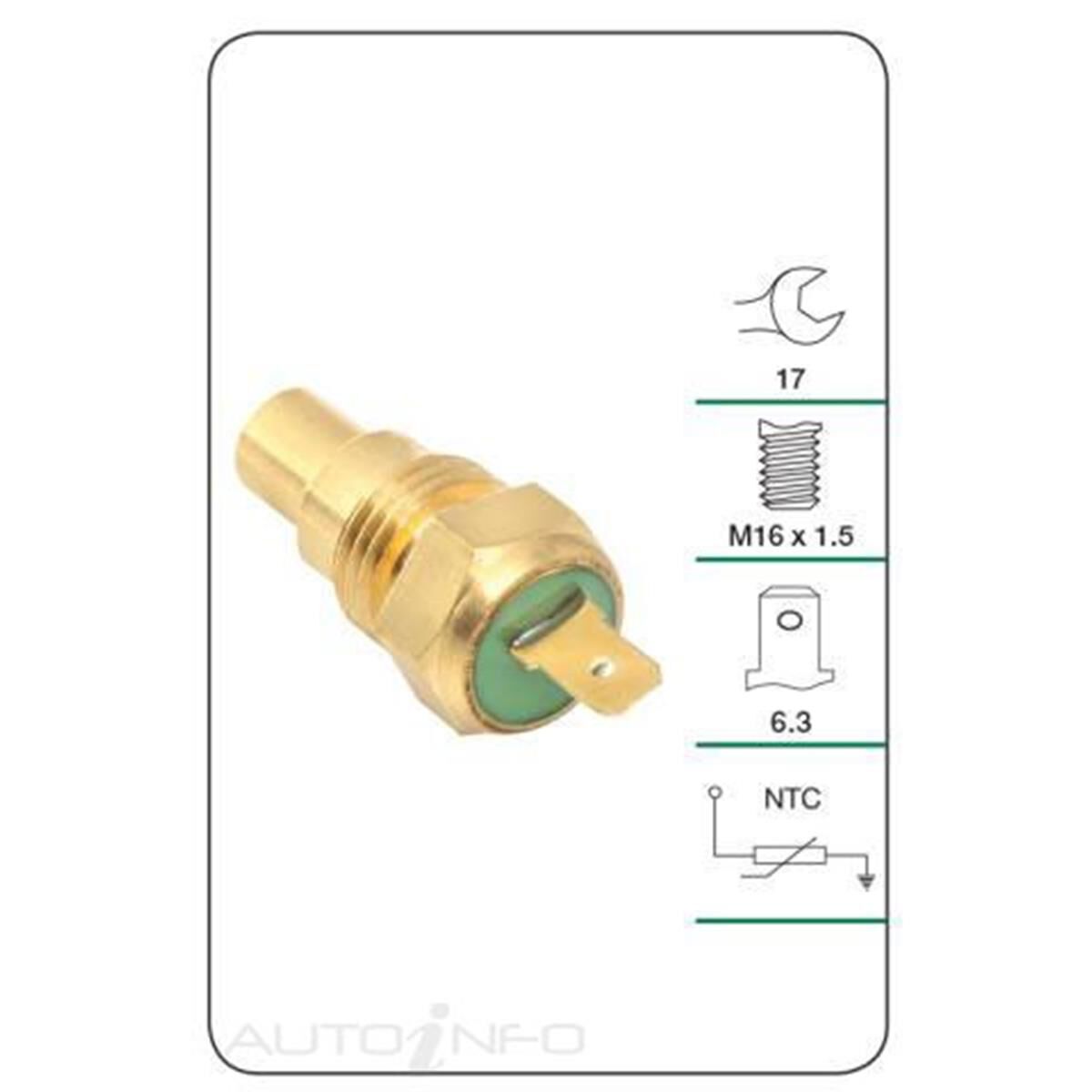TRIDON WATER TEMPERATURE SENDER (GAUGE), , scaau_hi-res