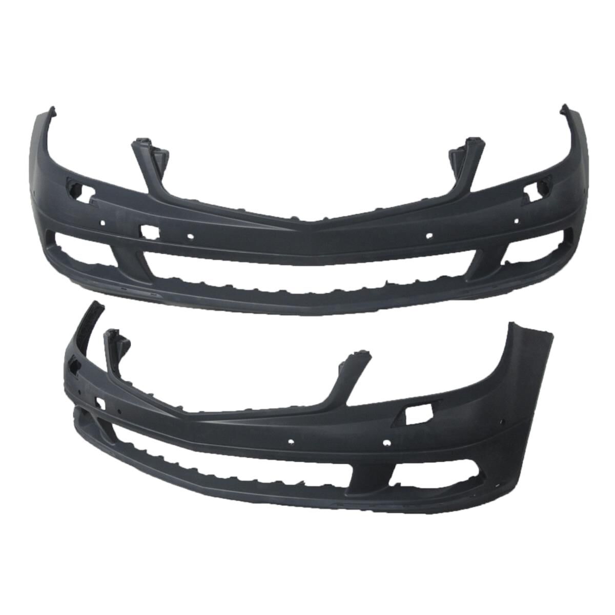 MERCEDES BENZ  C-CLASS W204  07/2007 ~ ONWARDS  FRONT BAR COVER  WITH FLARE HOLE  WITH JET HOLE AND SENSER HOLE, , scaau_hi-res