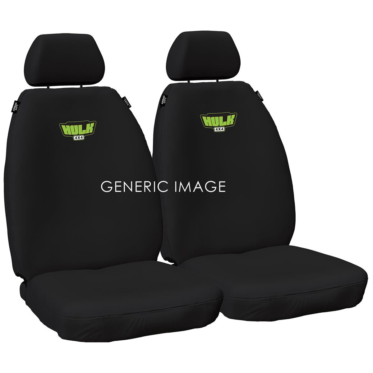 HD CANVAS SEAT COVERS VW AMAROK -2022 BLK FRONTS, , scaau_hi-res