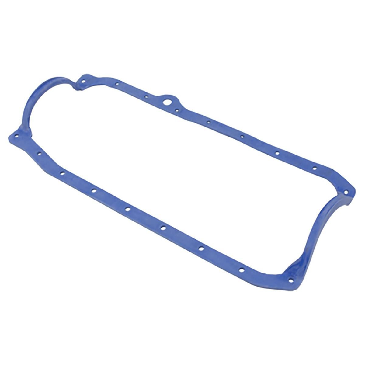Oil Pan Gasket 1 Pce Rubber Chev Sm Block 1986-02 (1pc Rear Main Seal), , scaau_hi-res