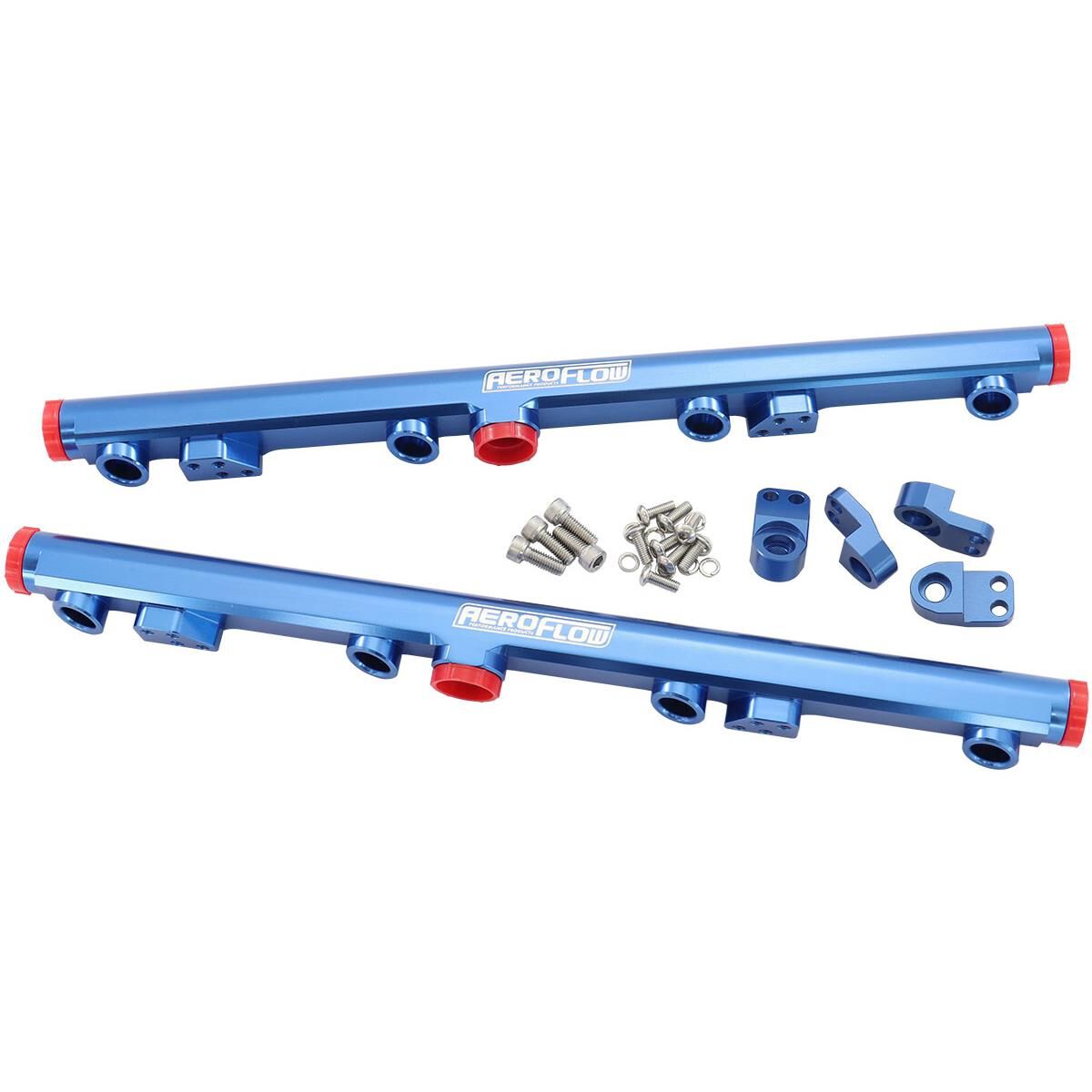 GM LS1 LS2 LS3 FUEL RAIL BLUE LS6 L76 L99 -8ORB LS, , scaau_hi-res