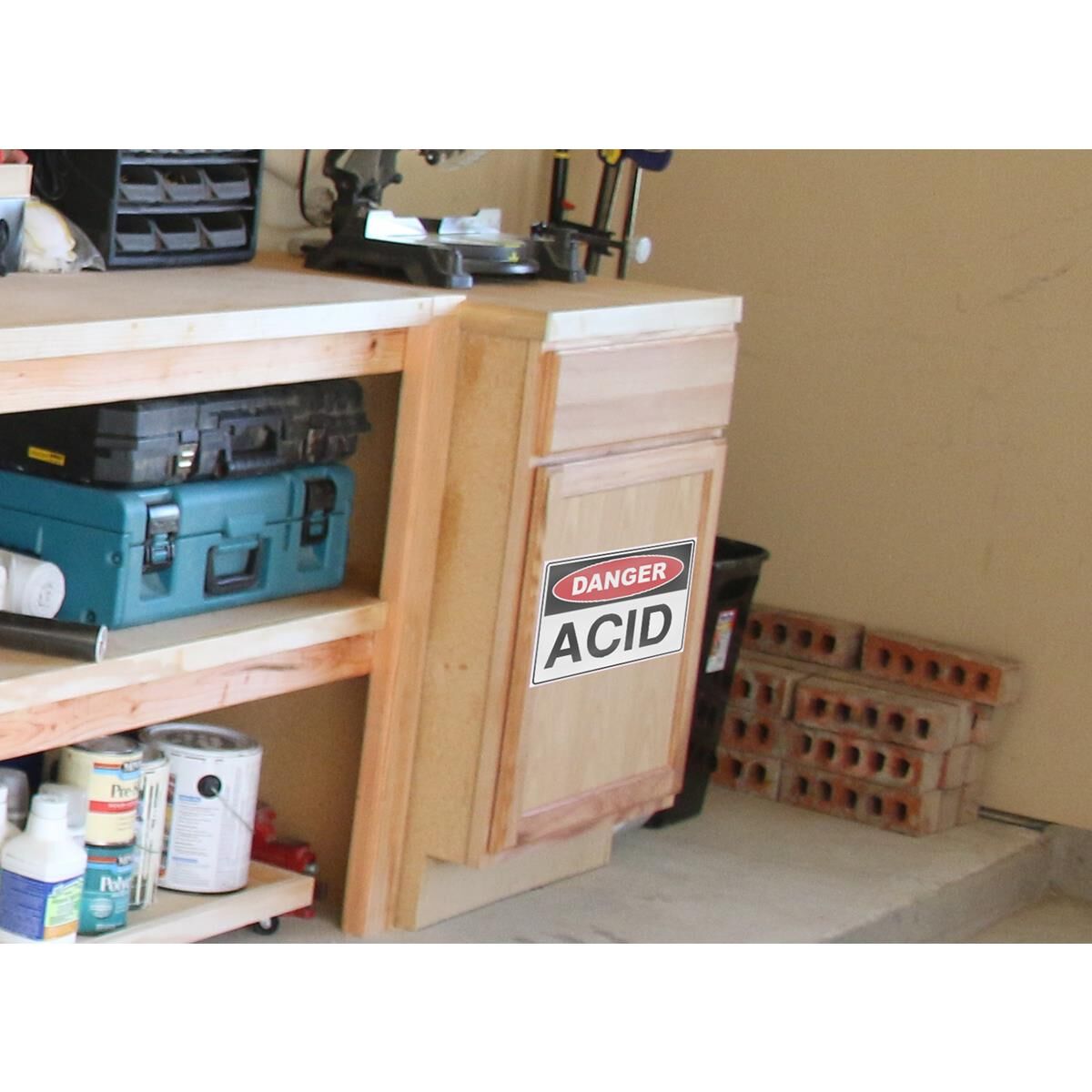 ACID DANGER SIGN 25CM, , scaau_hi-res