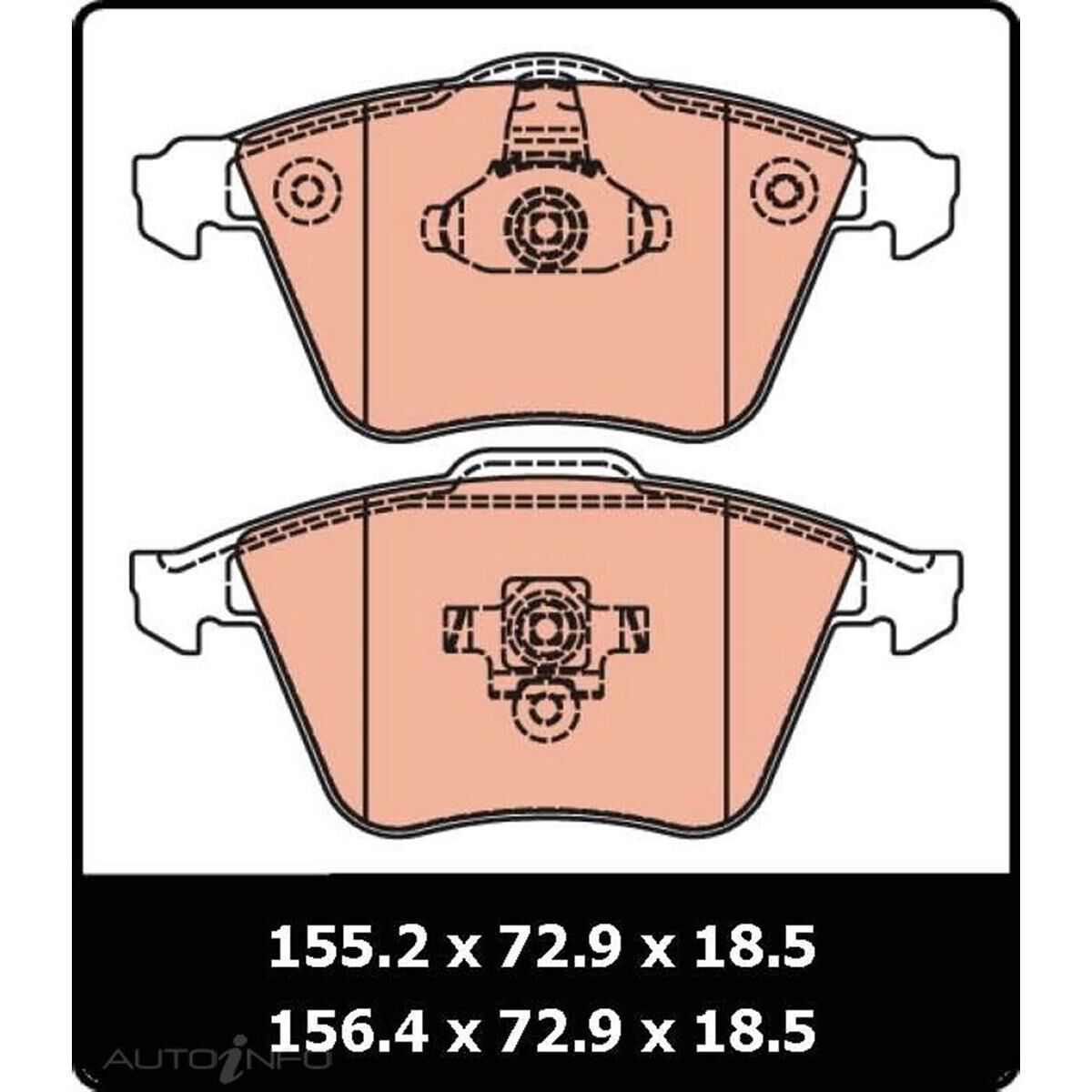 DB2176R VOLVO V50 T5 AWD FRONT, , scaau_hi-res