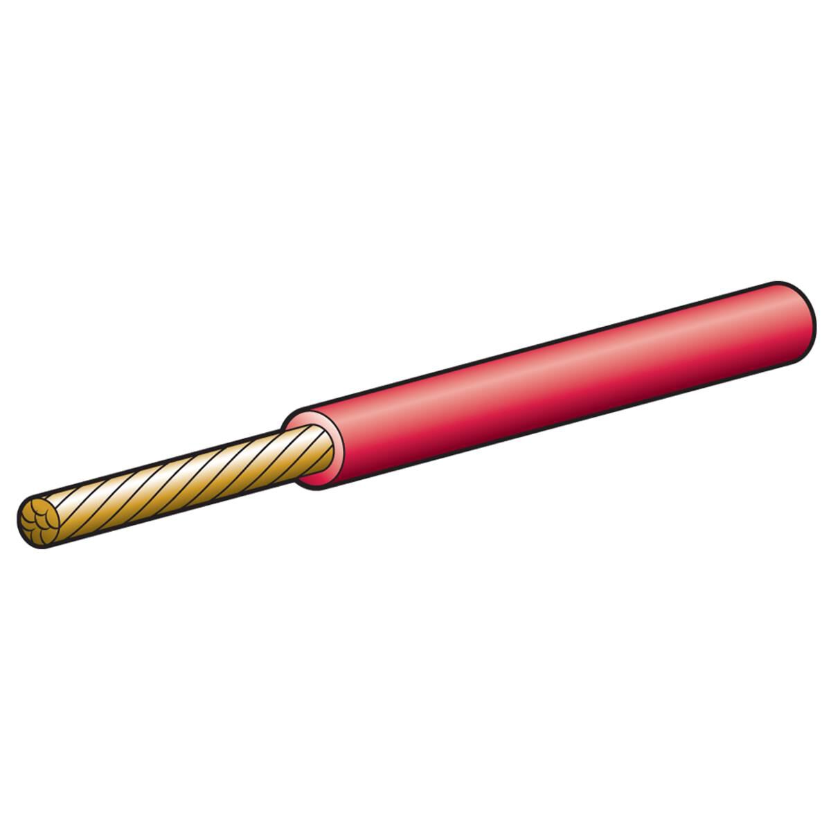 CABLE S/CORE 3MM 10A 100M RED, , scaau_hi-res