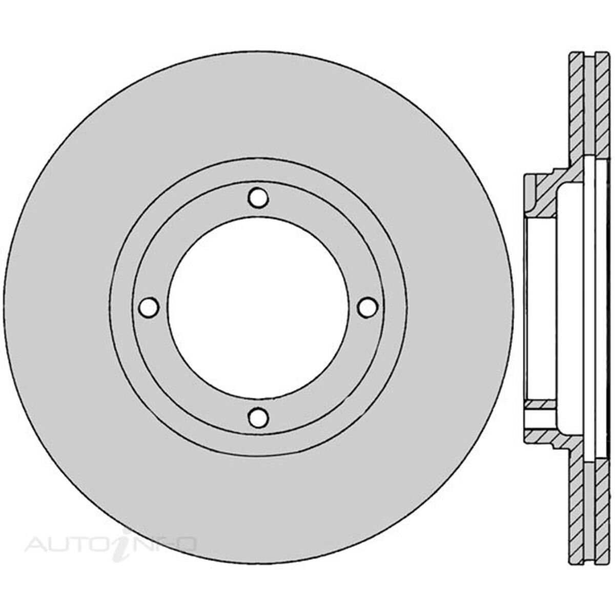IBS Brake Rotor - Single, BR451 | Supercheap Auto