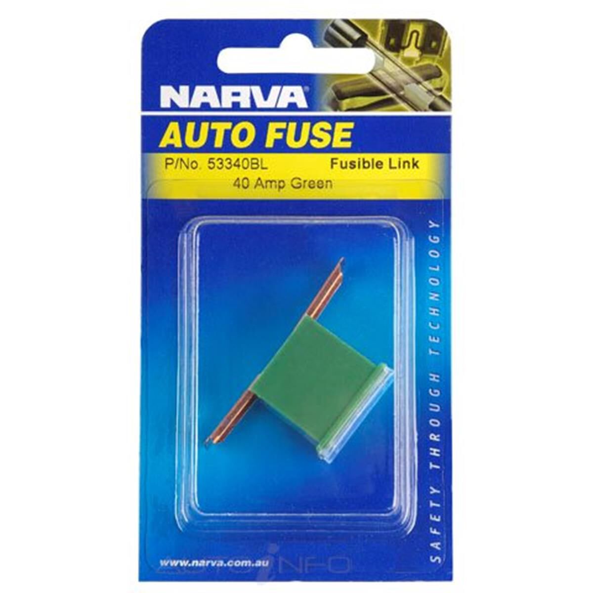 FUSE LINK 40A GREEN BL, , scaau_hi-res