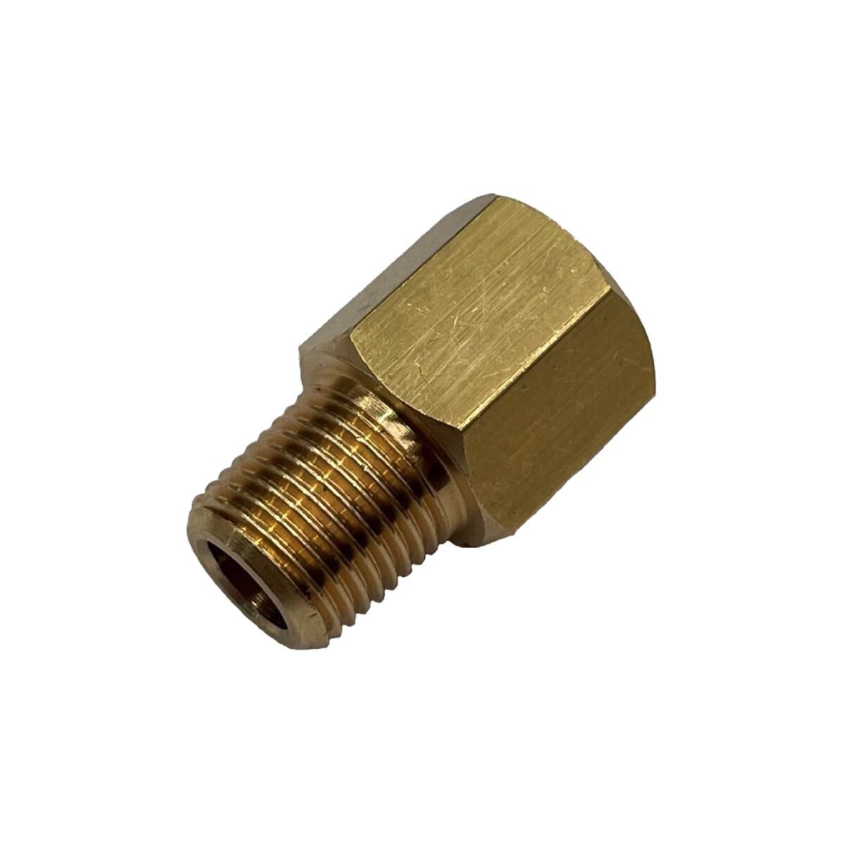 Brass Adaptor 1/8 Female x 1/8 Male Bsp, , scaau_hi-res