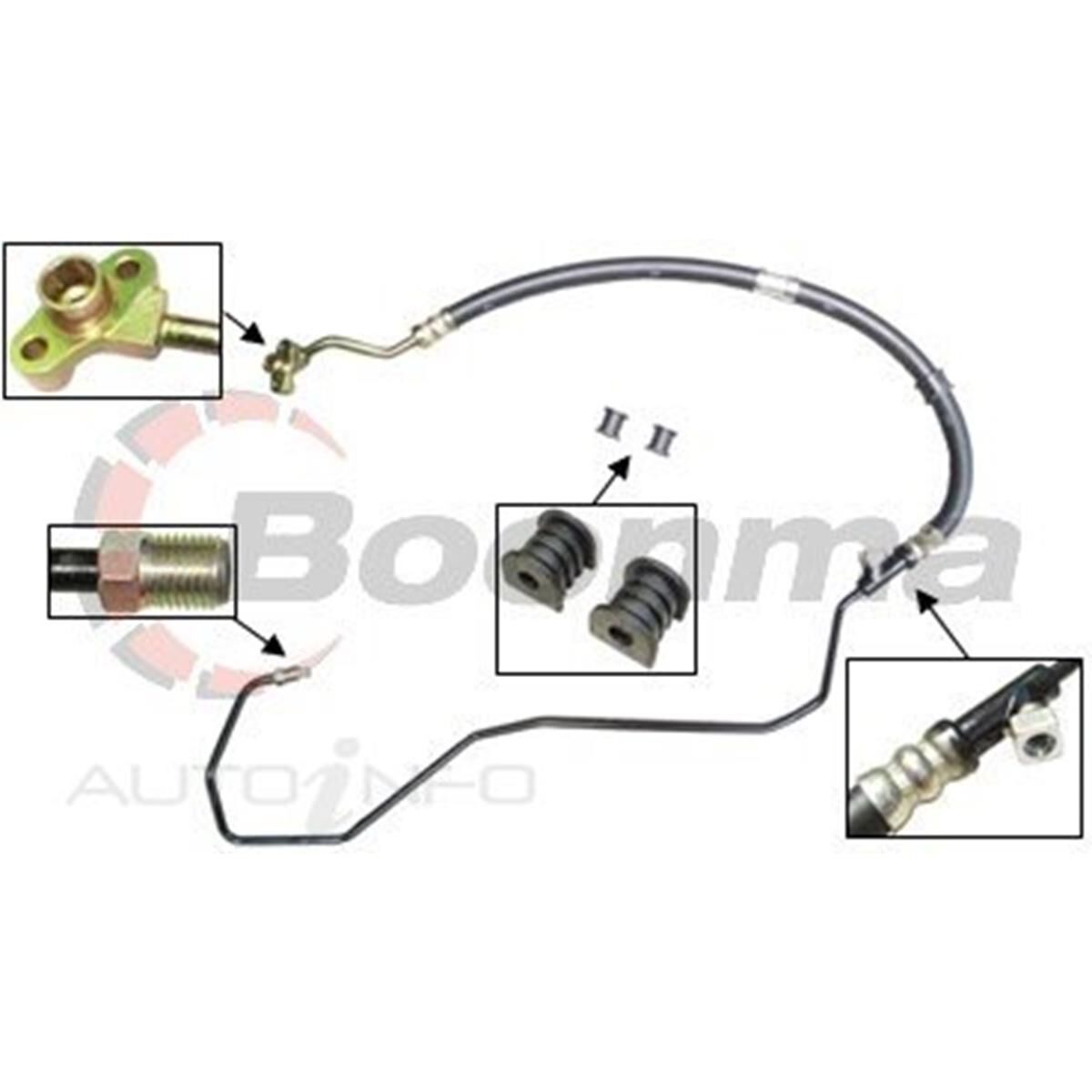 ACCORD CG5 2.3L 97-03 P/S HOSE, , scaau_hi-res