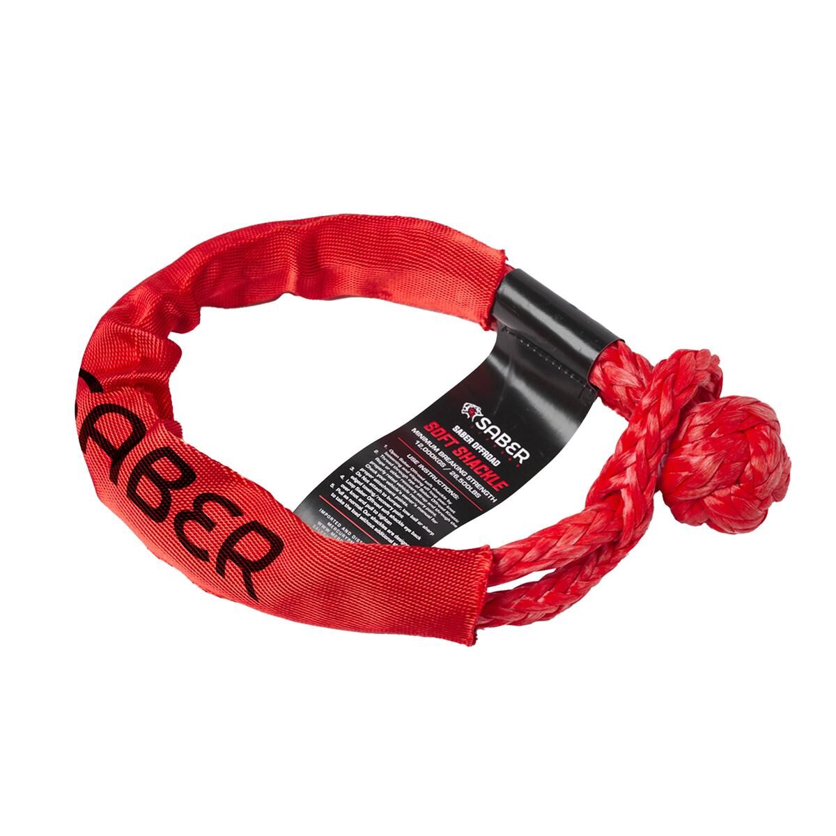 SABER SOFT SHACKLE WITH PROTECTIVE SHEATH - 12,000KG, , scaau_hi-res