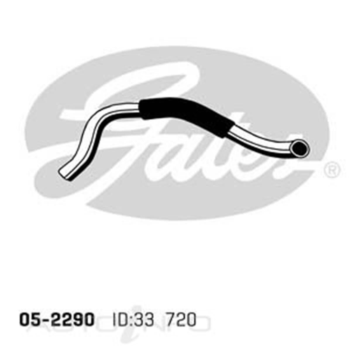 05-2290 GATES RADIATOR HOSE, , scaau_hi-res