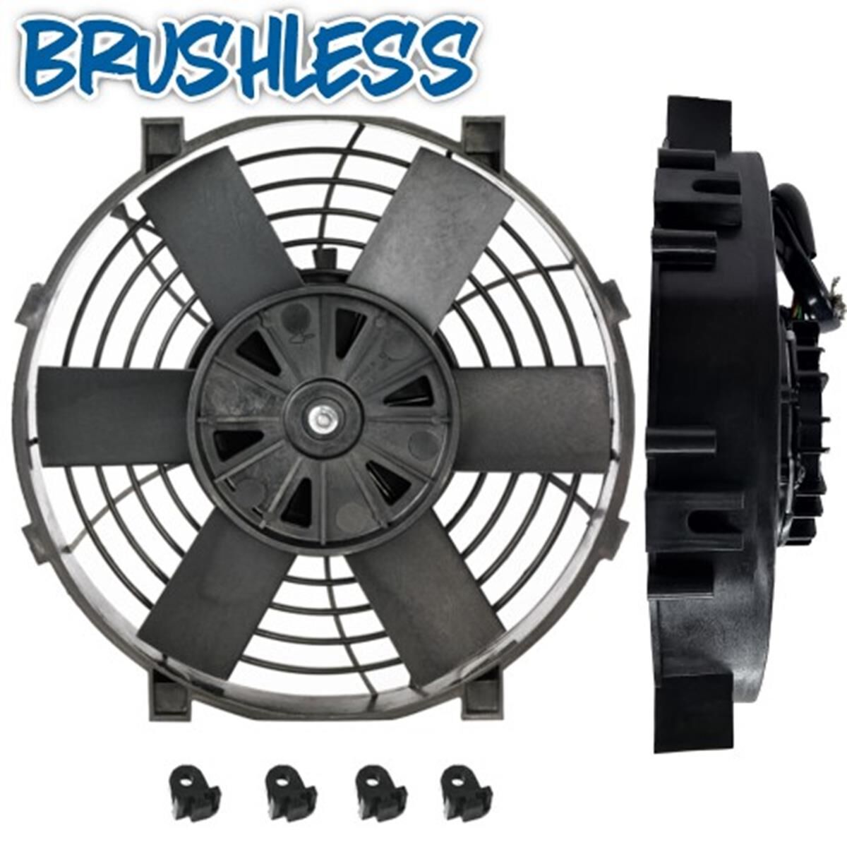 BRUSHLESS 9" THERMATIC ELECTRIC FAN (12V), , scaau_hi-res