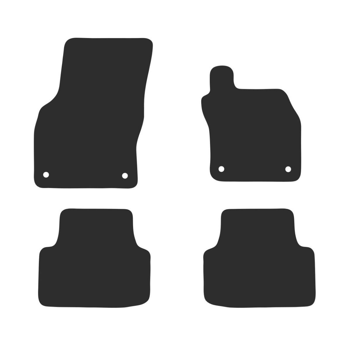 LUXURY CARPET CAR MATS FOR SKODA OCTAVIA WAGON (4TH GEN) 2021 ONWARDS, , scaau_hi-res