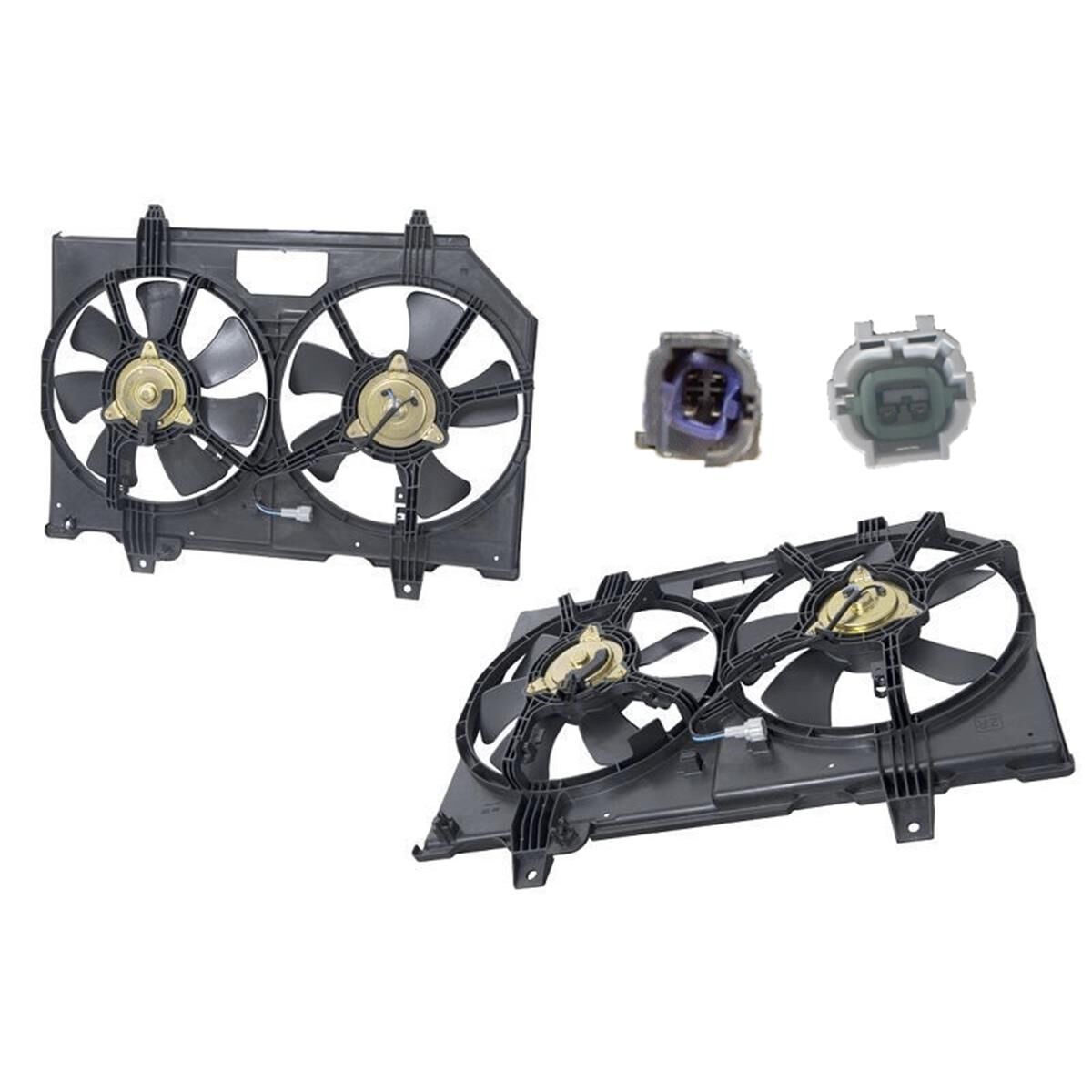 NISSAN X-TRAIL  T30  10/2003 ~ 08/2007  DUAL RADIATOR FAN, , scaau_hi-res