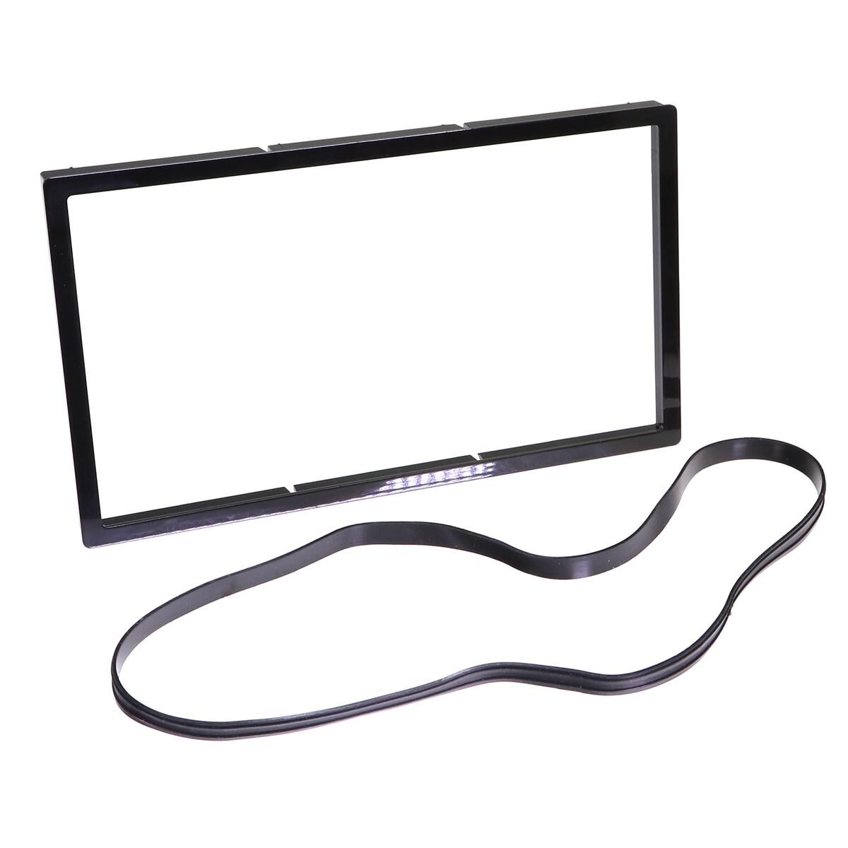 DOUBLE DIN FACIA KIT TO SUIT HONDA JAZZ / TRIM PANEL TO SUIT AERPRO FACIA KIT FP8077 (GLOSS BLACK), , scaau_hi-res
